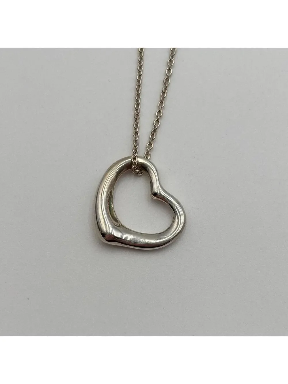 Tiffany & Co. Elsa Peretti Open Heart Pendant Necklace - Picture 6 of 6